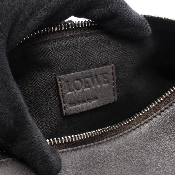 LOEWE CUBI Small Shoulder Bag, Leather, Men's, Gray - Picture 4 of 7